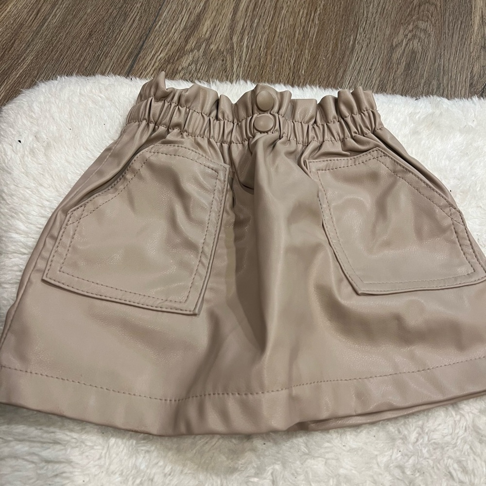 Zara leather skirt